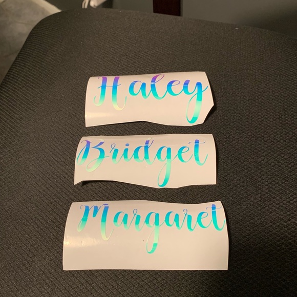 Custom Hologram Name Yeti Tumblers Bridesmaids - Picture 2 of 8